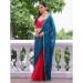 Picture of Beauteous Chiffon & Organza Dark Red Saree