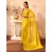 Picture of Well Formed Chiffon & Organza Dark Golden Rod Saree