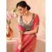 Picture of Statuesque Chiffon & Organza Pink Saree