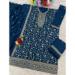 Picture of Chiffon Midnight Blue Straight Cut Salwar Kameez