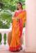 Picture of Graceful Silk Orange Red Saree