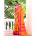 Picture of Graceful Silk Orange Red Saree