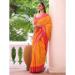 Picture of Graceful Silk Orange Red Saree