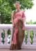 Picture of Pretty Silk Pale Violet Red Saree