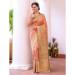 Picture of Delightful Silk Dark Salmon Saree
