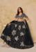Picture of Amazing Silk Black Lehenga Choli