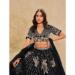 Picture of Amazing Silk Black Lehenga Choli