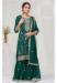 Picture of Radiant Silk Dark Green Straight Cut Salwar Kameez