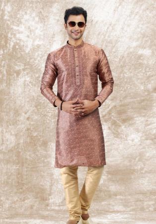 Picture of Sublime Silk Rosy Brown Kurtas