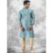 Picture of Wonderful Silk Cadet Blue Kurtas