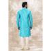 Picture of Magnificent Silk Turquoise Kurtas