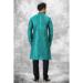 Picture of Pleasing Silk Steel Blue Kurtas