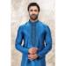 Picture of Magnificent Silk Steel Blue Kurtas