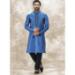 Picture of Magnificent Silk Steel Blue Kurtas