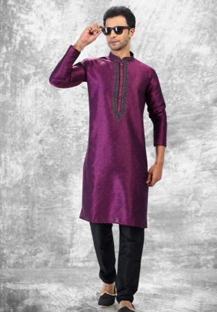 Picture of Splendid Silk Brown Kurtas