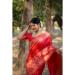 Picture of Radiant Silk Fire Brick Saree