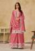 Picture of Chiffon Pale Violet Red Straight Cut Salwar Kameez