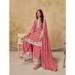 Picture of Chiffon Pale Violet Red Straight Cut Salwar Kameez