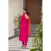Picture of Wonderful Silk Deep Pink Readymade Salwar Kameez
