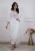 Picture of Ravishing Silk Ghost White Readymade Salwar Kameez