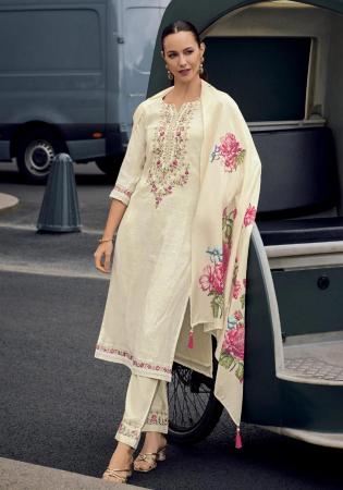 Picture of Excellent Silk Tan Readymade Salwar Kameez