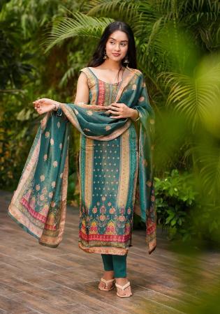 Picture of Sightly Silk Slate Grey Readymade Salwar Kameez