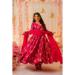 Picture of Delightful Silk Pale Violet Red Readymade Salwar Kameez
