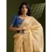 Picture of Beauteous Cotton Khaki Saree