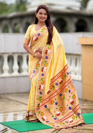 Picture of Appealing Silk Sandy Brown Saree