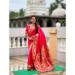 Picture of Ravishing Silk Crimson Saree