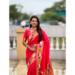 Picture of Ravishing Silk Crimson Saree
