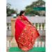 Picture of Ravishing Silk Crimson Saree