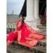 Picture of Ravishing Silk Crimson Saree