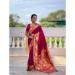 Picture of Graceful Silk Crimson Saree