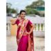 Picture of Graceful Silk Crimson Saree