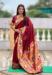 Picture of Sublime Silk Maroon Saree