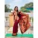 Picture of Sublime Silk Maroon Saree