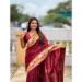 Picture of Sublime Silk Maroon Saree
