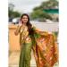Picture of Marvelous Silk Dark Khaki Saree