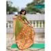 Picture of Marvelous Silk Dark Khaki Saree