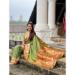 Picture of Marvelous Silk Dark Khaki Saree