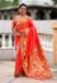 Picture of Charming Silk Tomato Saree