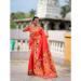 Picture of Charming Silk Tomato Saree