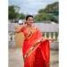 Picture of Charming Silk Tomato Saree