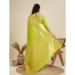 Picture of Gorgeous Silk Yellow Green Saree