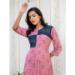Picture of Sightly Rayon Pale Violet Red Readymade Gown