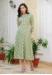 Picture of Ravishing Rayon Dark Sea Green Readymade Gown