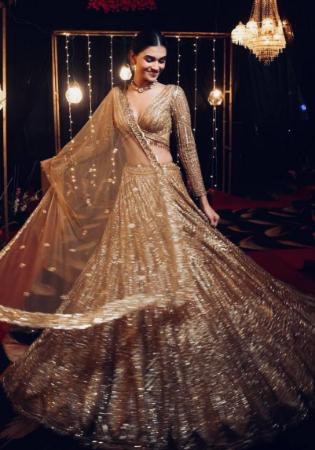 Picture of Alluring Georgette & Silk Peru Lehenga Choli