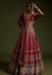 Picture of Beautiful Georgette & Silk Maroon Lehenga Choli
