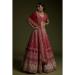 Picture of Beautiful Georgette & Silk Maroon Lehenga Choli